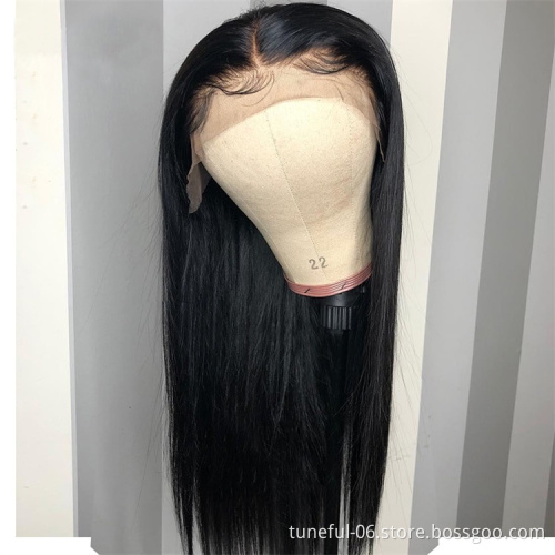 mink brazilian human hair lace front wig hd transparent swiss lace wig raw virgin cuticle aligned human hair wig for black women